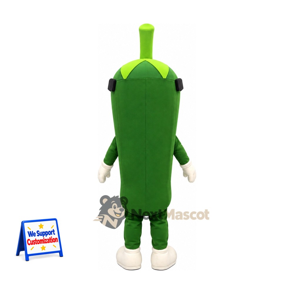 Cup Mascot Costume - Green, Sunglasses Cup Mascot Costume - Green, Sunglasses