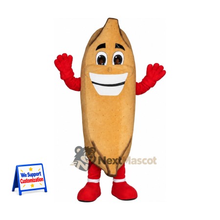 Cocoa Pod Mascot Costume Cocoa Pod Mascot Costume