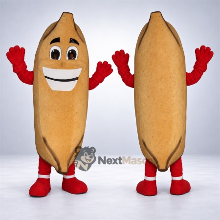 Cocoa Pod Mascot Costume Cocoa Pod Mascot Costume