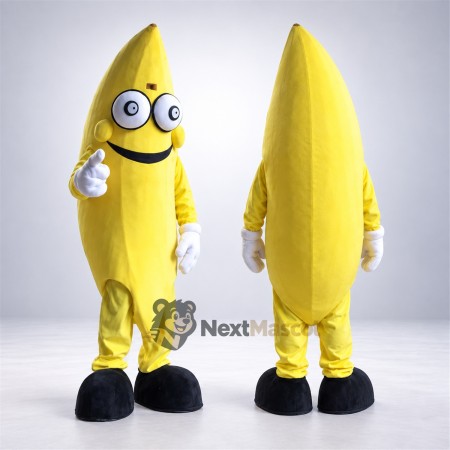 Banana Mascot Costume - Glasses Banana Mascot Costume - Glasses