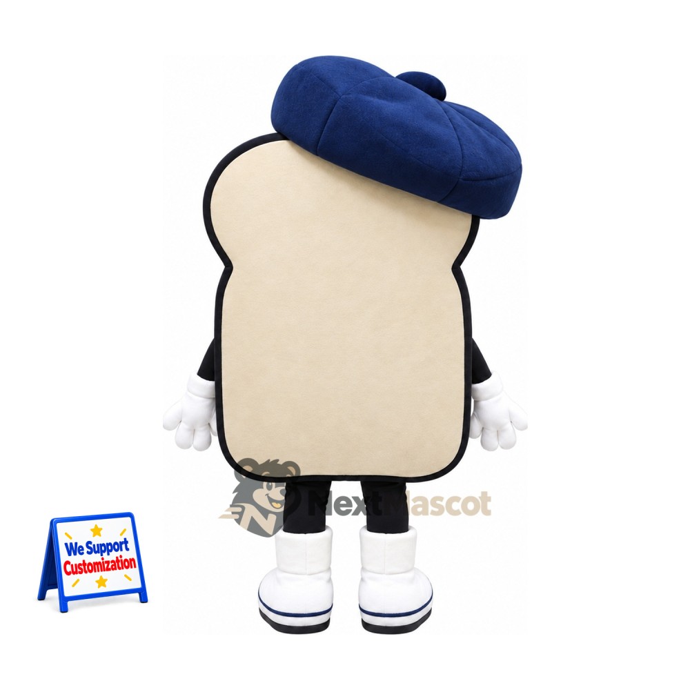 Bread Mascot Costume - Blue Cap Bread Mascot Costume - Blue Cap