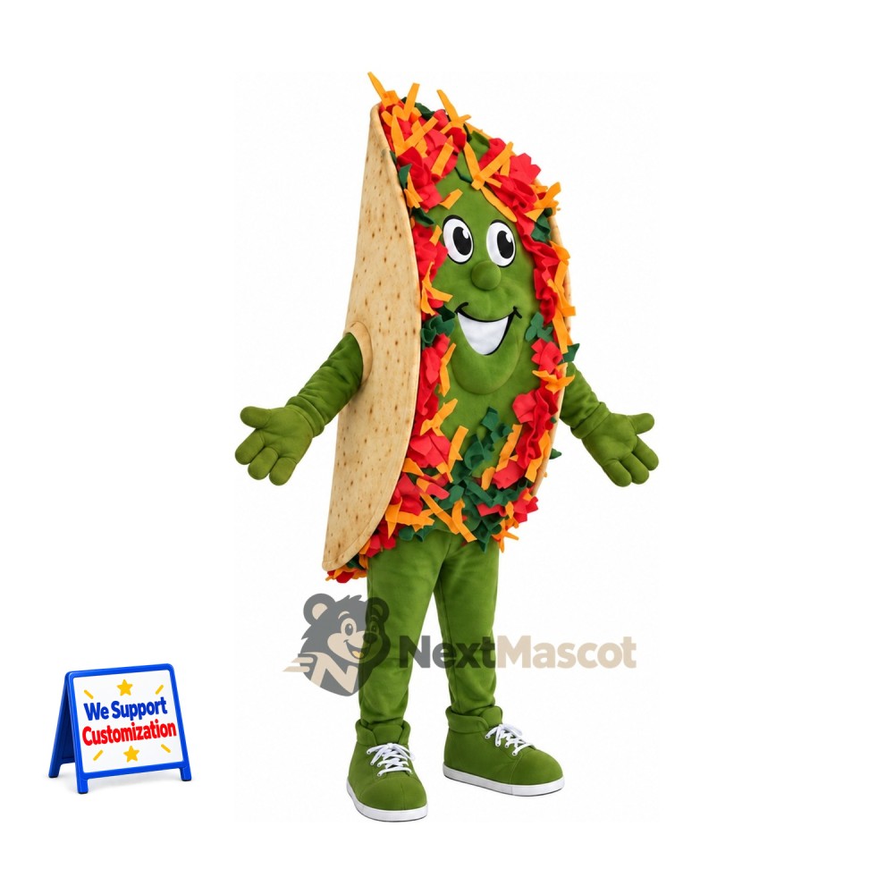 Taco Mascot Costume Taco Mascot Costume