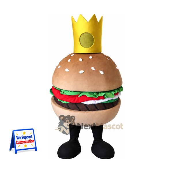 Burger Mascot Costume - Crown