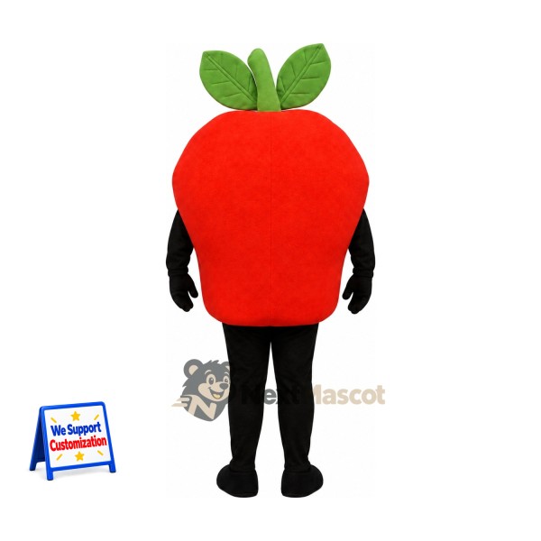 Apple Mascot Costume - Red, Black Arms and Legs Apple Mascot Costume - Red, Black Arms and Legs