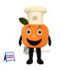 Pumpkin Mascot Costume - Chef Style