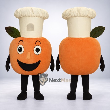 Pumpkin Mascot Costume - Chef Style Pumpkin Mascot Costume - Chef Style