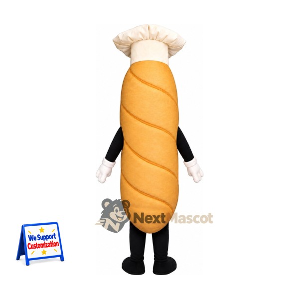 Bread Mascot Costume - Chef Style