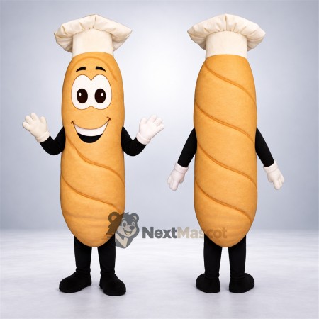 Bread Mascot Costume - Chef Style Bread Mascot Costume - Chef Style