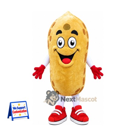 Potato Mascot Costume - Red Gloves and Sneakers Potato Mascot Costume - Red Gloves and Sneakers