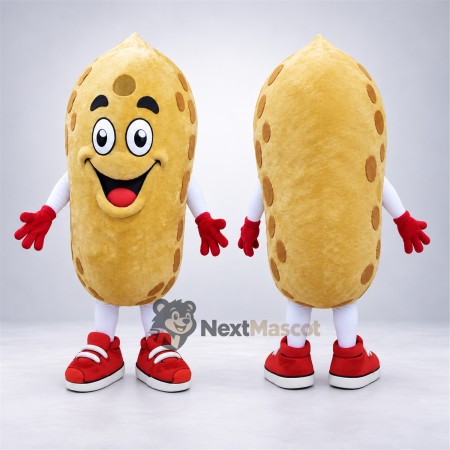 Potato Mascot Costume - Red Gloves and Sneakers Potato Mascot Costume - Red Gloves and Sneakers