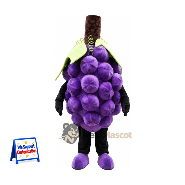 Grapes Mascot Costume - Purple