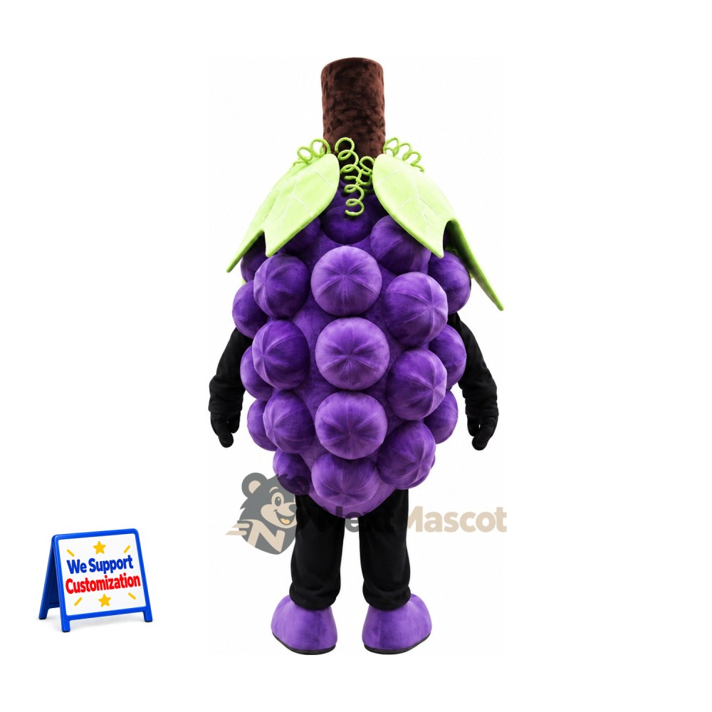 Grapes Mascot Costume - Purple Grapes Mascot Costume - Purple