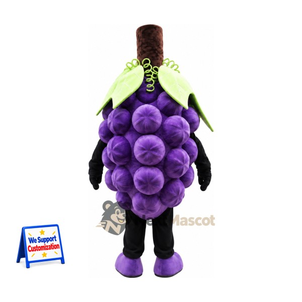 Grapes Mascot Costume - Purple Grapes Mascot Costume - Purple