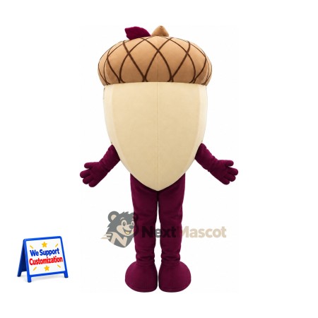 Acorn Mascot Costume for Food Festivals Acorn Mascot Costume for Food Festivals