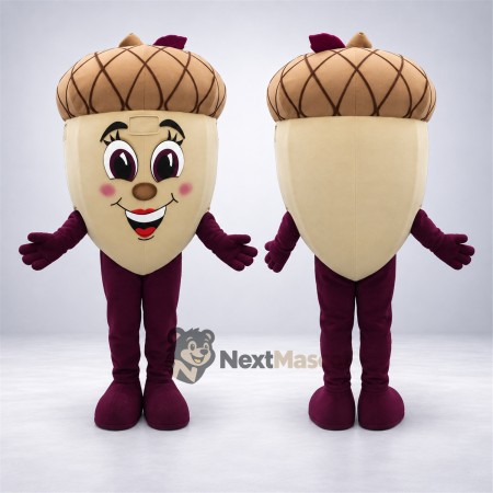 Acorn Mascot Costume for Food Festivals Acorn Mascot Costume for Food Festivals