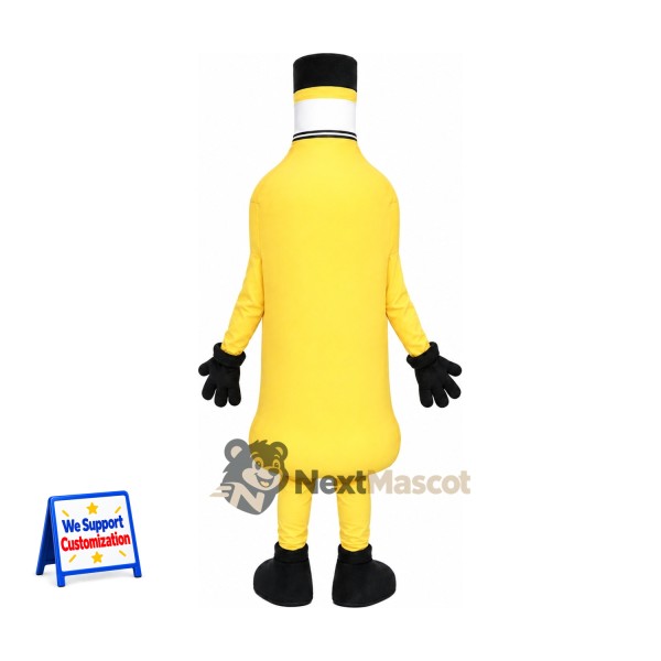 Bottle Mascot Costume - Yellow Bottle Mascot Costume - Yellow