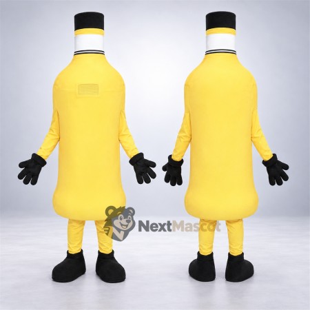 Bottle Mascot Costume - Yellow Bottle Mascot Costume - Yellow