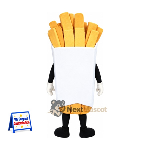 French Fries Mascot Costume - Glasses French Fries Mascot Costume - Glasses