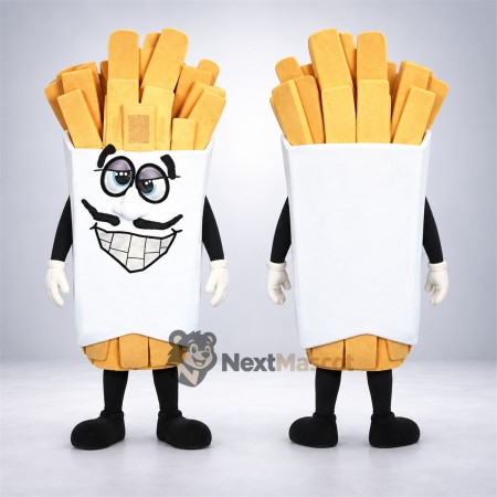 French Fries Mascot Costume - Glasses French Fries Mascot Costume - Glasses