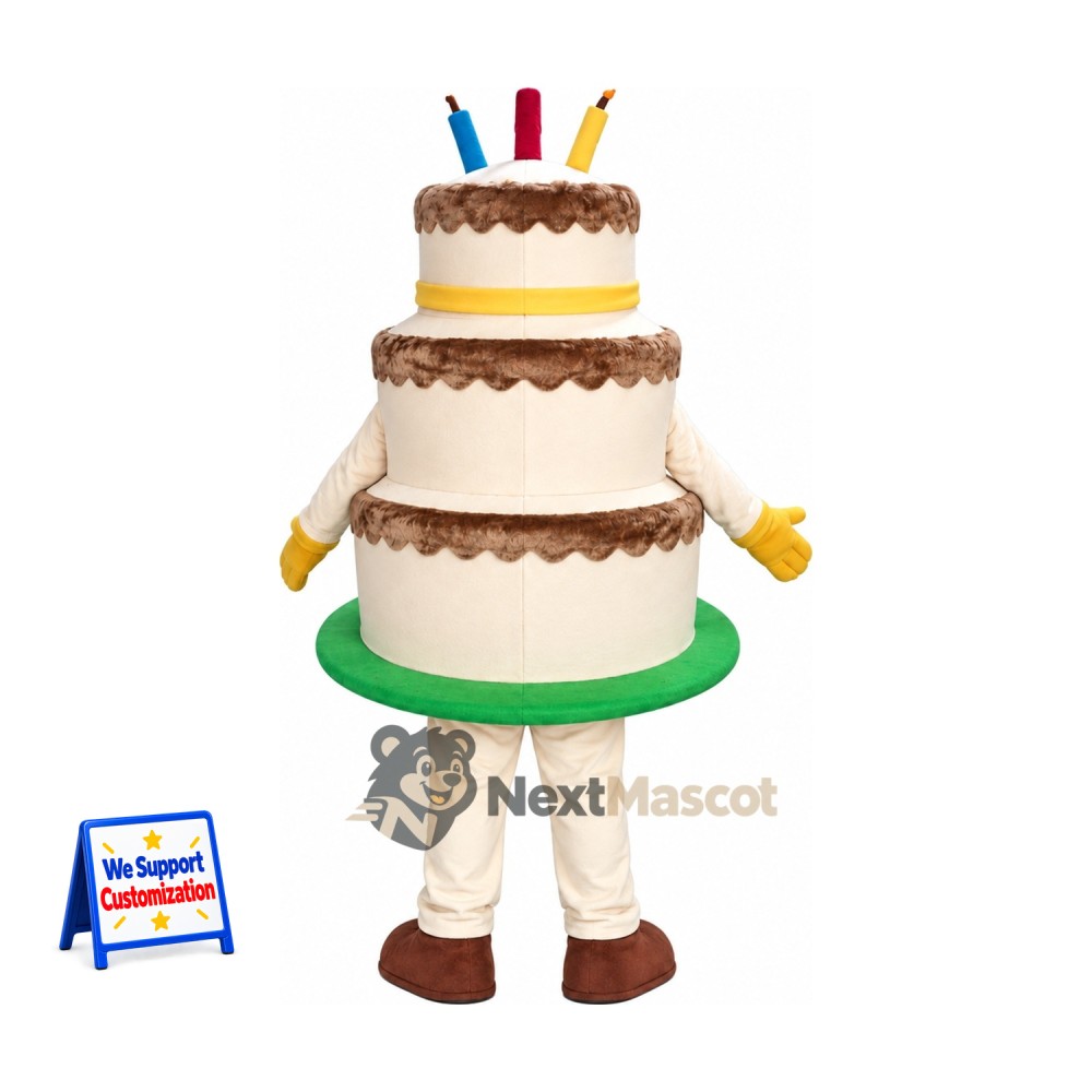 Tiered Birthday Cake Mascot Costume