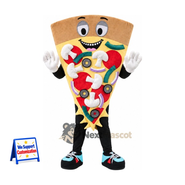 Pizza Slice Mascot Costume