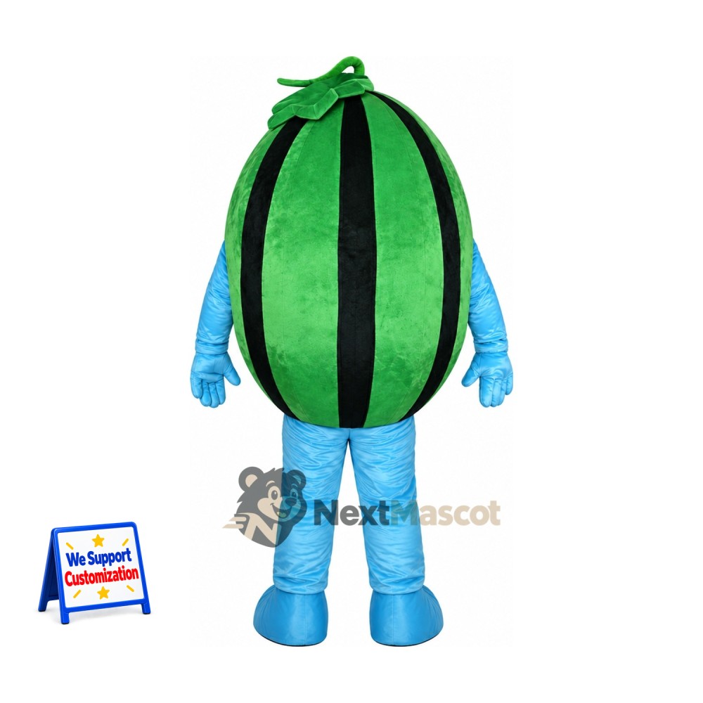 Watermelon Mascot Costume - Blue Arms and Legs Watermelon Mascot Costume - Blue Arms and Legs