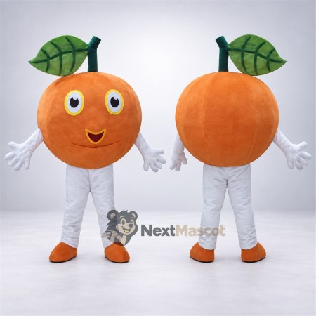 Orange Mascot Costume - White Arms and Legs Orange Mascot Costume - White Arms and Legs