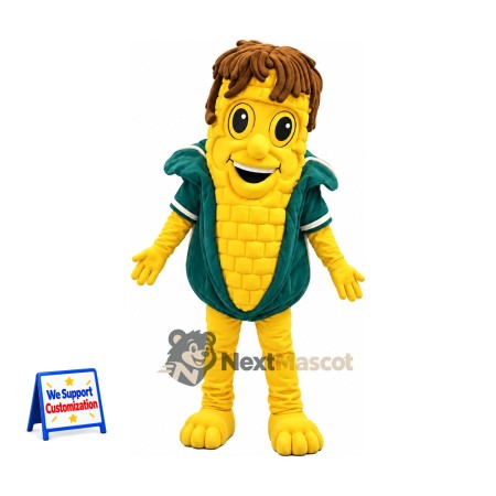 Corn Mascot Costume for Food Festivals Corn Mascot Costume for Food Festivals