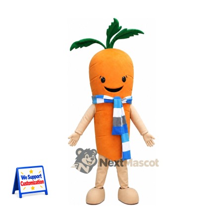 Carrot Mascot Costume - Scarf Carrot Mascot Costume - Scarf