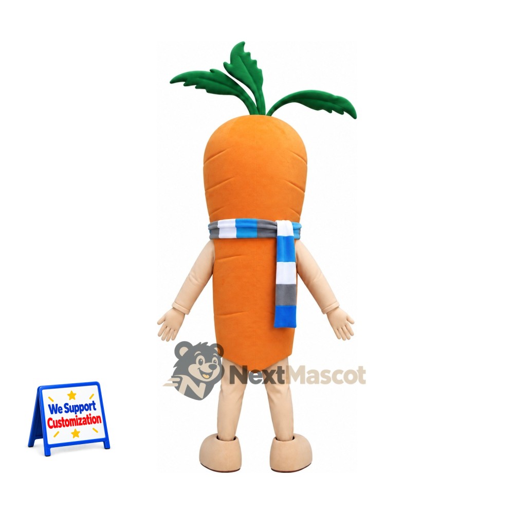 Carrot Mascot Costume - Scarf Carrot Mascot Costume - Scarf