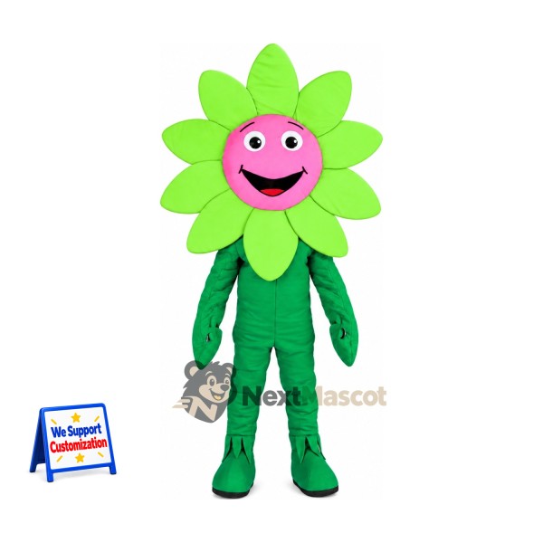 Flower Mascot Costume - Green