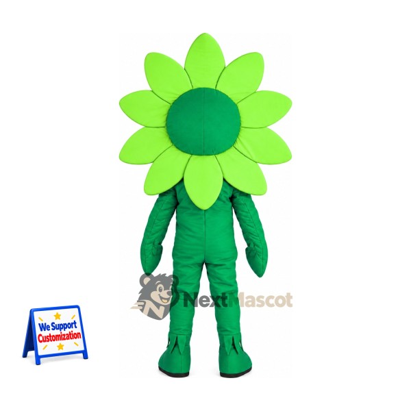 Flower Mascot Costume - Green Flower Mascot Costume - Green