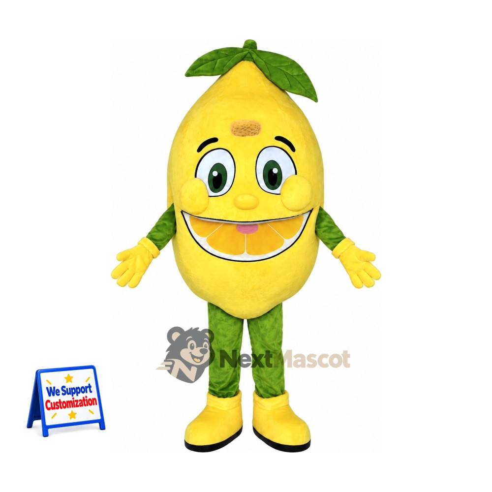 Lemon Mascot Costume Lemon Mascot Costume