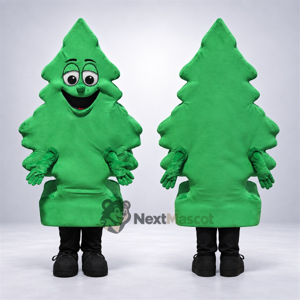 Evergreen Tree Mascot Costume Evergreen Tree Mascot Costume