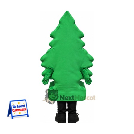 Evergreen Tree Mascot Costume Evergreen Tree Mascot Costume