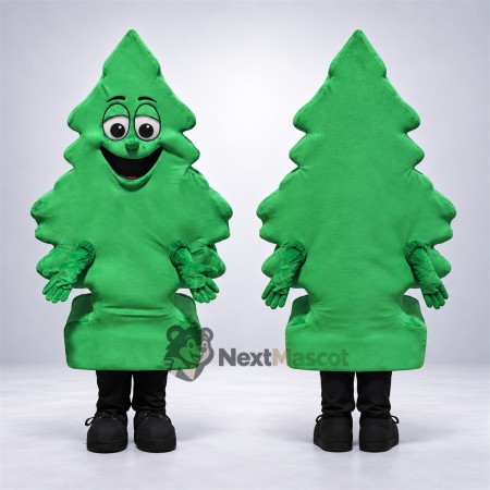 Evergreen Tree Mascot Costume Evergreen Tree Mascot Costume
