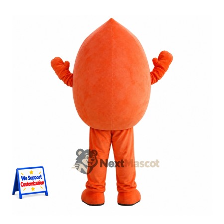 Sweet Potato Mascot Costume - Orange Sweet Potato Mascot Costume - Orange