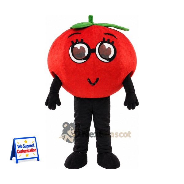 Tomato Mascot Costume - Glasses for Food Festivals