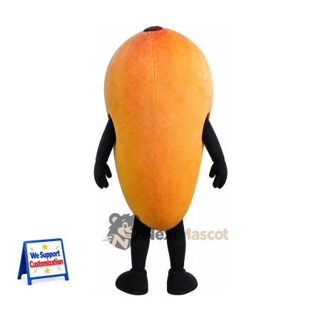 Mango Mascot Costume - Black Arms and Legs Mango Mascot Costume - Black Arms and Legs