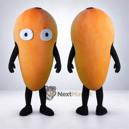 Mango Mascot Costume - Black Arms and Legs Mango Mascot Costume - Black Arms and Legs