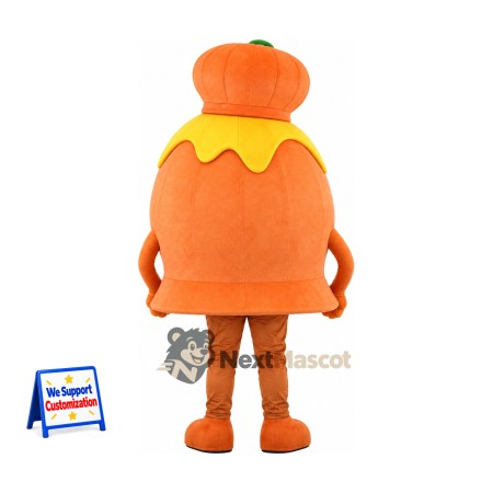 Bell Mascot Costume - Orange for Parades Bell Mascot Costume - Orange for Parades