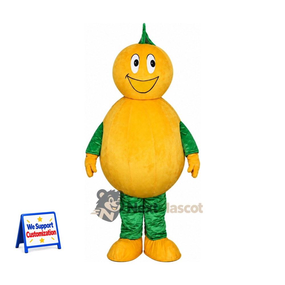 Onion Character Mascot Costume - Yellow Onion Character Mascot Costume - Yellow