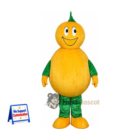 Onion Character Mascot Costume - Yellow Onion Character Mascot Costume - Yellow