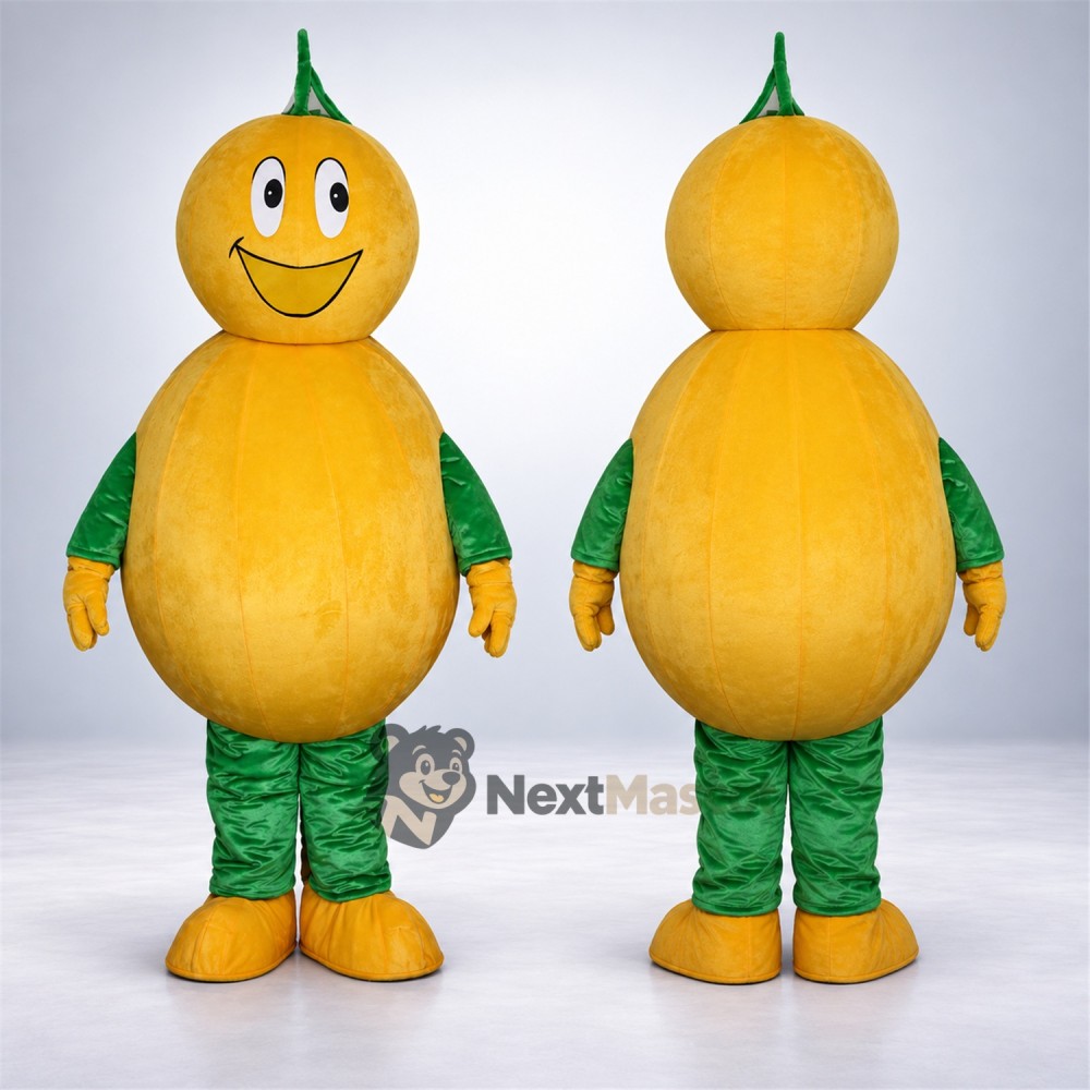 Onion Character Mascot Costume - Yellow Onion Character Mascot Costume - Yellow