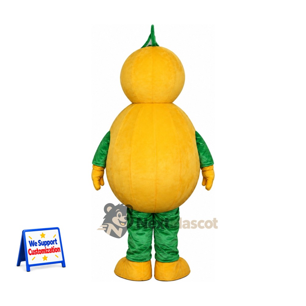 Onion Character Mascot Costume - Yellow Onion Character Mascot Costume - Yellow