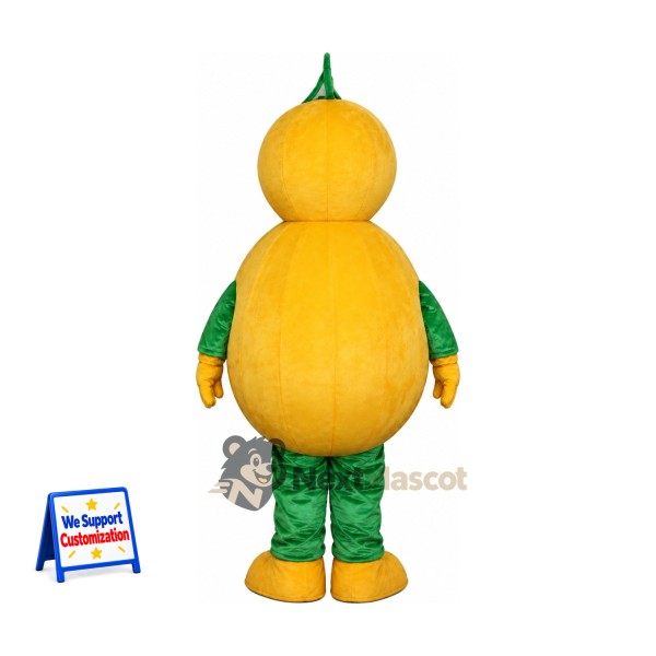 Onion Character Mascot Costume - Yellow Onion Character Mascot Costume - Yellow
