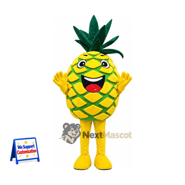 Pineapple Mascot Costume - Sunglasses for Food Fairs