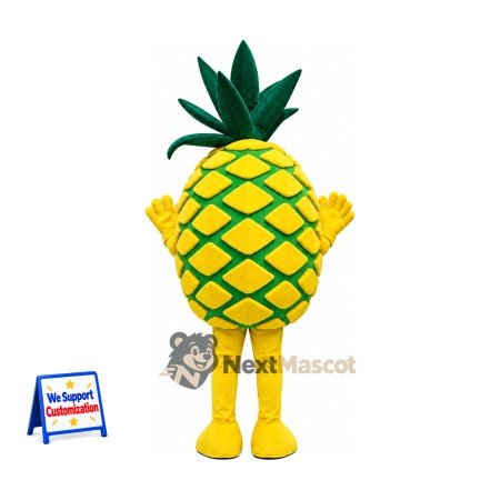 Pineapple Mascot Costume - Sunglasses for Food Fairs Pineapple Mascot Costume - Sunglasses for Food Fairs