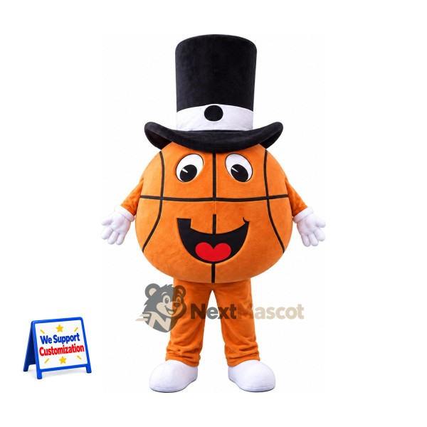 Basketball Mascot Costume - Top Hat