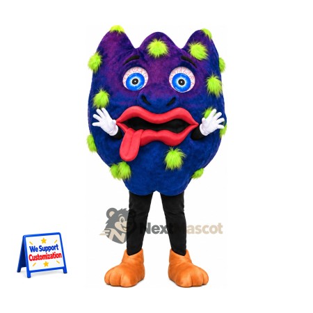 Germ Mascot Costume - Purple Germ Mascot Costume - Purple